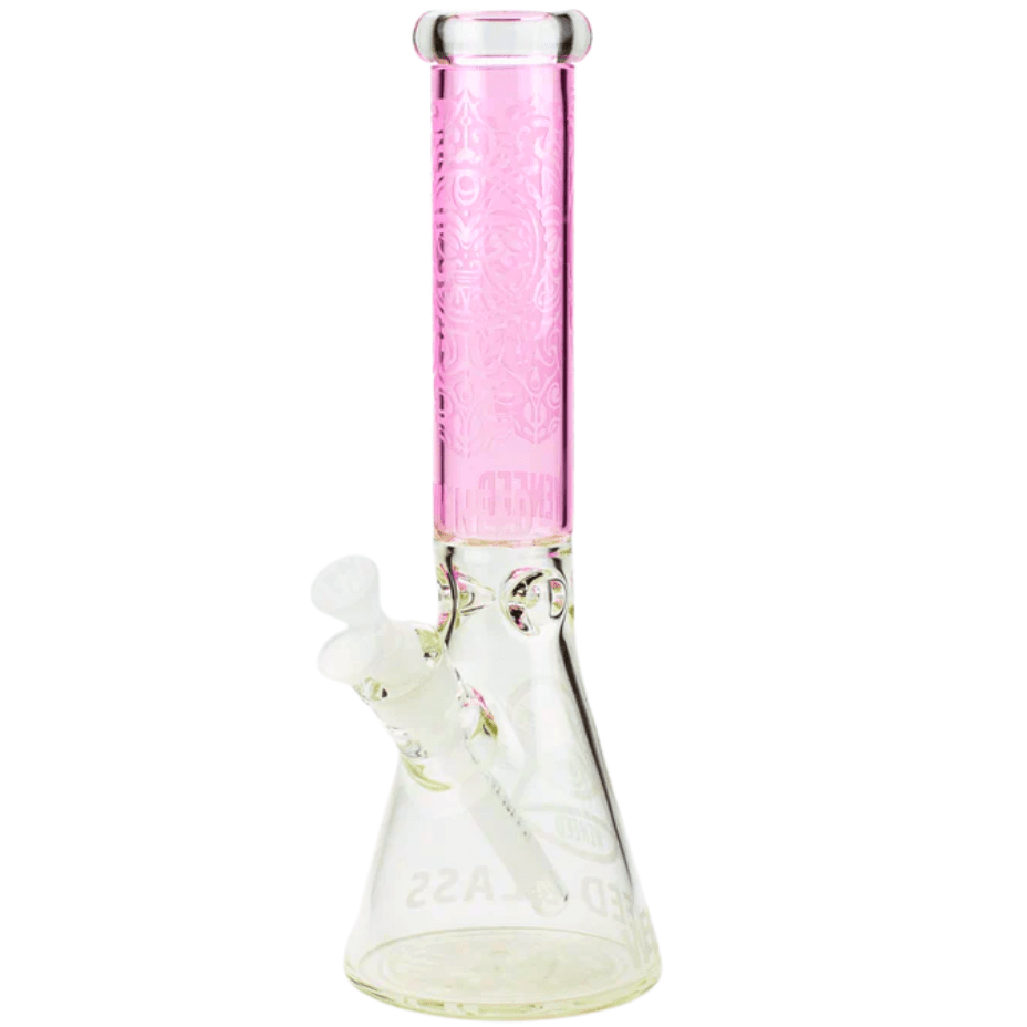 WENEED 7mm Sun God Beaker 14" Pink Vapexcape Vape and Bong Shop Regina Saskatchewan