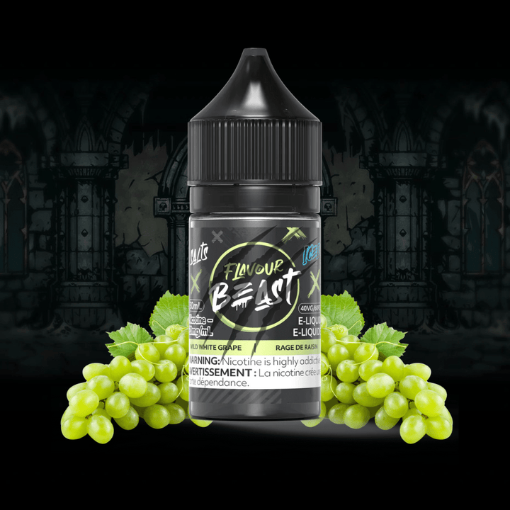 Wild White Grape Iced Salts by Flavour Beast E-Liquid 30ml / 20mg Vapexcape Vape and Bong Shop Regina Saskatchewan