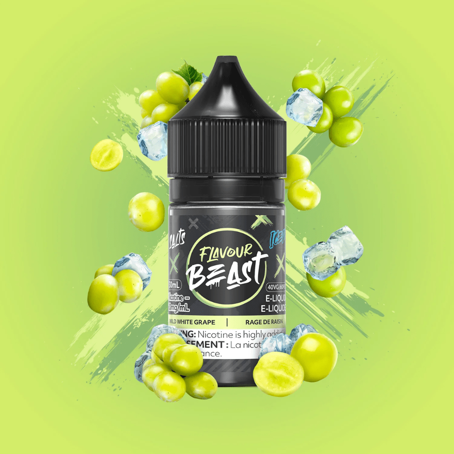 Wild White Grape Iced Salts by Flavour Beast E-Liquid 30ml / 20mg Vapexcape Vape and Bong Shop Regina Saskatchewan