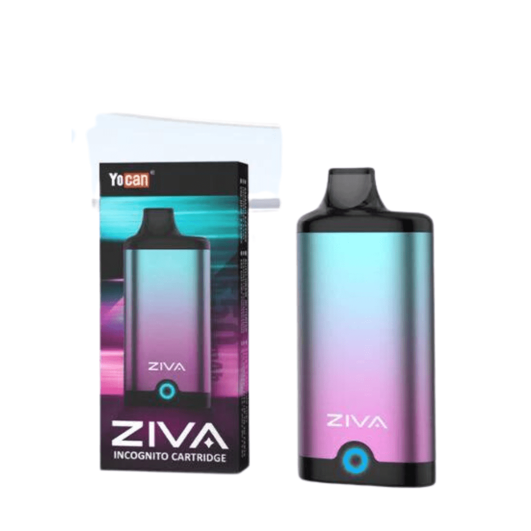 Yocan Ziva Smart 510 Battery Blue Purple Gradient Vapexcape Vape and Bong Shop Regina Saskatchewan